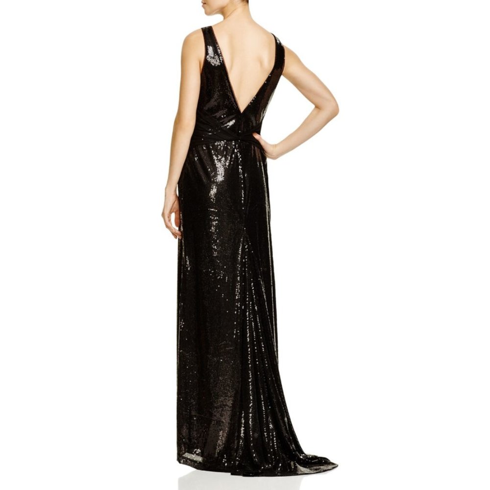 Sequin Mesh Gown - image 2